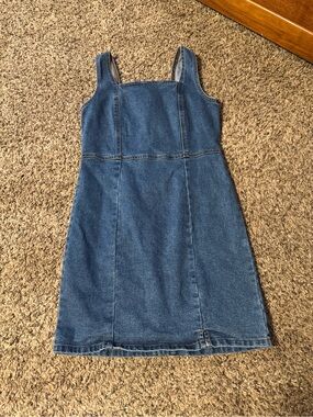 love fire denim dress LoveFire Denim Cute Dress Size S Cotton Excellent Condition